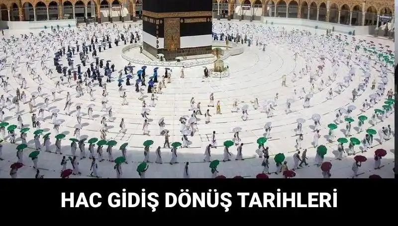 Hac Zamanı Geldi Çattı! 2025 Hac Gidiş Dönüş Tarihleri Açıklandı