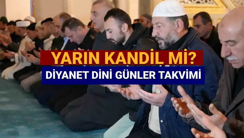 26 Mart Çarşamba Kandili: Diyanet'in 2025 Dini Günler Takvimi