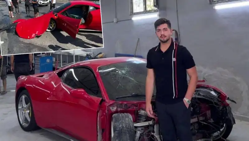 15 Milyonluk Ferrari Hurdaya Döndü: Sahibi Hayal Kırıklığını Anlattı
